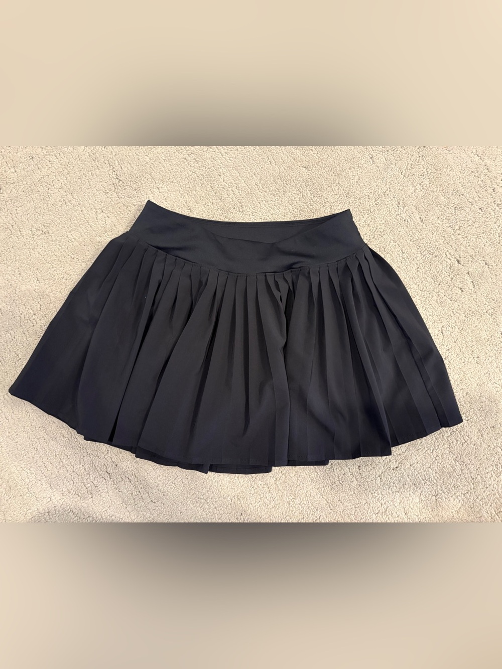 Girl’s All in Motion Black Pleated Skirt Skort size 10/12 Target Athletic Casual